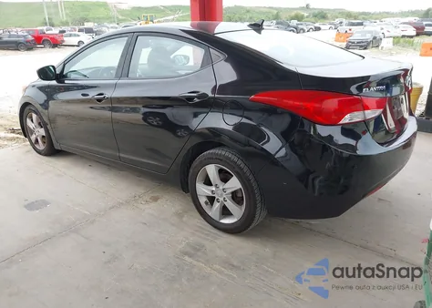 2012 Hyundai Elantra Gls (Ulsan Plant) z USA, uszkodzony, nr VIN KMHDH4AEXCU181497